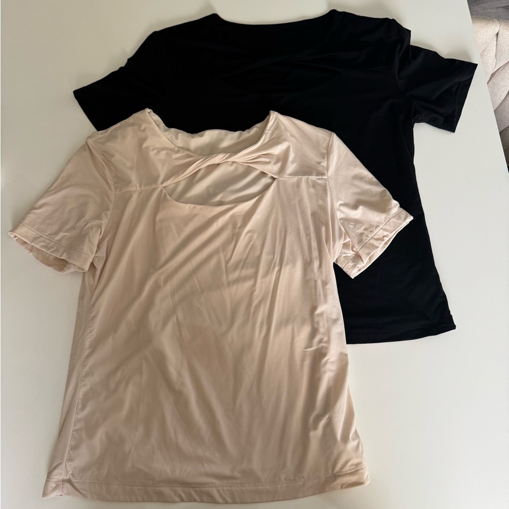 Double Lined Short Sleeves